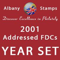 2001 Year Set of 14 Addressed Covers