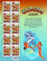 2002 36p Europa The Circus Stamp Sheet