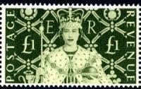 2003 Coronation £1 Deep Yellow Green (SG2380)