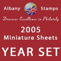 2005 Year Set of 9 Miniature Sheets
