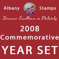 2008 Year Set of 5 Alderney Commemorative Issues