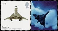 2009 Concorde Smilers Stamp with Label (Label may vary from shown)
