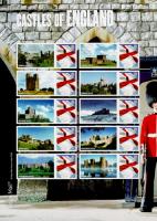 2009 England Castles Half Sheet with Labels (Half may vary from shown)