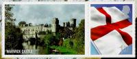 2009 England Castles Smilers Stamp with Label (Label may vary from shown)