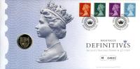 2009 High Value Definitives coin cover with £1 coin - cat value £24