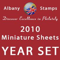 2010 Year Set of 9 Miniature Sheets