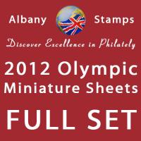 2012 Olympic Games Set of 29 Miniature Sheets