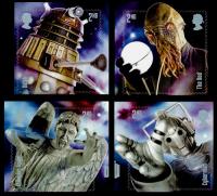2013 Doctor Who Villians Self-Adhesives (Not In SG Cat)