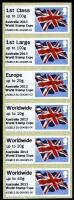 2013 Post & Go Australia Flags (Issued as Stamps Only Without a Presentation Pack)