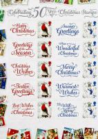 2016 50 Years of Christmas Half Sheet with Labels (Half may vary from shown)