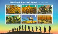 2016 World War 1 Battles 6 x stamps MS