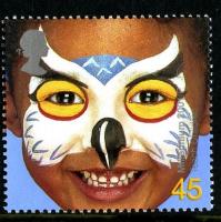 2001 Child Face Painting 45p