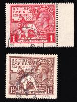 432-433 SG432-433 1925 British Empire Exhibition - Fine Used