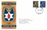 Northern Ireland 1968 4th September 4d & 5d