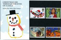 1981 Christmas, Children's Paintings Pack