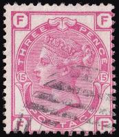 SG143 3d Rose - Fine Used (Cat. £40) - (Spec: J36/44) (Scott: 61)