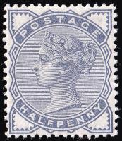 SG187 ½d Slate-Blue - Unmounted Mint (Cat. £20) - (Spec: K2) (Scott: 98)