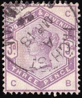 SG191 3d Lilac - Fine Used (Cat. £50) - (Spec: K21) (Scott: 102)