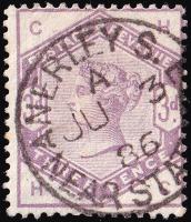 SG191 3d Lilac - Fine Used (Cat. £50) - (Spec: K21) (Scott: 102)