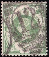 SG211 1/- Dull Green - Good Used (Cat. £80) (Spec: K40) (Scott: 122)