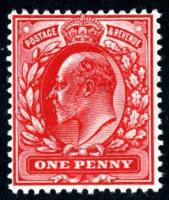 SG219 1d Scarlet