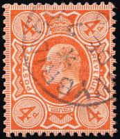 SG239 4d Brown-Orange - Fine Used (Cat. £140) - (Spec: M25, i)