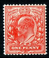 SG272a 1d Rose-Red, No Watermark (Brick Red)