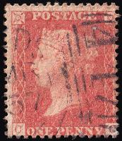 SG30 1d Brick-Red (Die II) - Fine Used (Cat. £35) - (Spec: C8, ii)