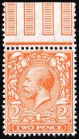 SG366 2d Orange-Yellow (Die I) - Unmounted Mint (Cat. £14) - (Spec: N19, i)