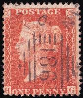 SG37 1d Red-Brown - Fine Used (Cat. £250) - (Spec: C10, i) (Scott: 20b)