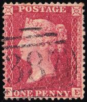 SG40 1d Rose-Red - Fine Used (Cat. £5) - (Spec: C10, vi) (Scott: 20)