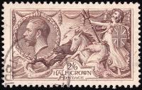 SG413A 2/6d Olive-Brown - Fine Used (Cat. £75) - (Spec: N65, i) (Scott: 179)