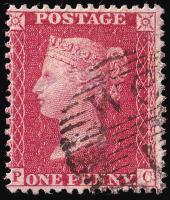 SG41 1d Deep Rose-Red - Fine Used (Cat. £10) - (Spec: C10, v)