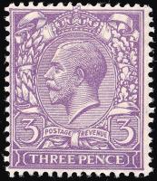 SG423 3d Violet - Fine Mounted Mint (Cat. £10) - (Spec: N38) (Scott: 192)
