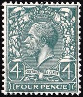 SG424 4d Grey-Green - Unmounted Mint (Cat. £28) - (Spec: N39)