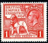 SG430 1924 British Empire Exhibition 1d Scarlet