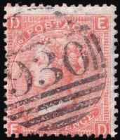 SG93/95 4d Plate 8 - Average Used (Cat. £90) - (Spec: J55) (Scott: 43/43a)