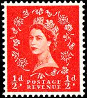 SG 610 &frac12;d orange