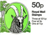 SG: FB23a 50p Bagot Goat with 12½p right band