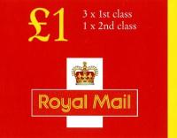 SG: FH41b £1 New Style 2x1p, 20p, 26px3 without overseas post table