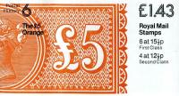 SG: FN5a £1.43p Orange £5 Mail LM