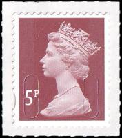 SG U2922 5p dull red brown M14L