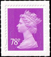 SG U2928  78p mauve MA13