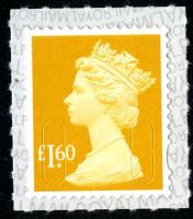 SG U2949  £1.60p   M19L with inverted printing on backing paper ( backing not applicable with used)