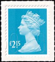 SG U2956  £2.15p greenish blue M14L
