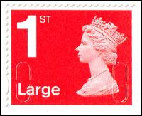 SG U3037  1st large vermillion FIL  MA12