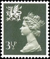 SG W16 3½p 2 band