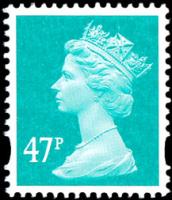 SG Y1723 47p greenish 2 band