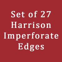 Set of 27 Harrison Imperfs