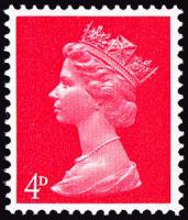 U16A 4d Bright Vermilion, Right Band, PVA, Head B (SG734b)